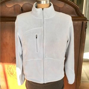 Horny Toad Light Blue Fleece Jacket size Small